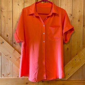 Beautiful coral women’s blouse